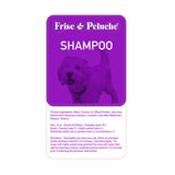 Dog shampoo label