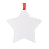 Blank star-shaped ornament