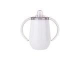 Blank white sippy cup